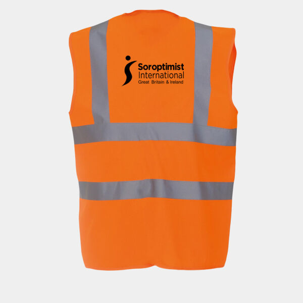 Soroptimist International - Hi-vis 2-band-and-braces waistcoat (HVW100) Thumbnail